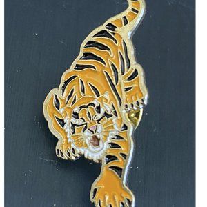 FarmGirl Flowers Tiger Pin